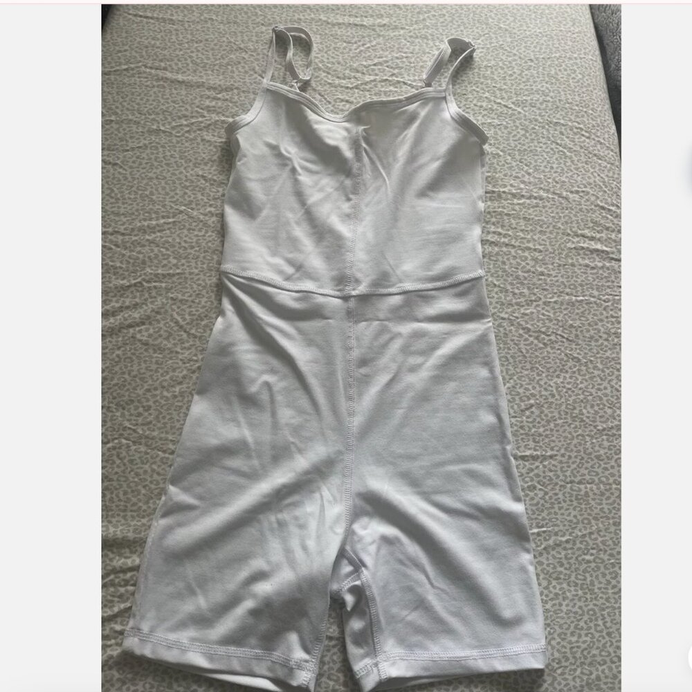 Glassons Bodysuit Jumpsuit Lounge White Color Womens Size XS Top